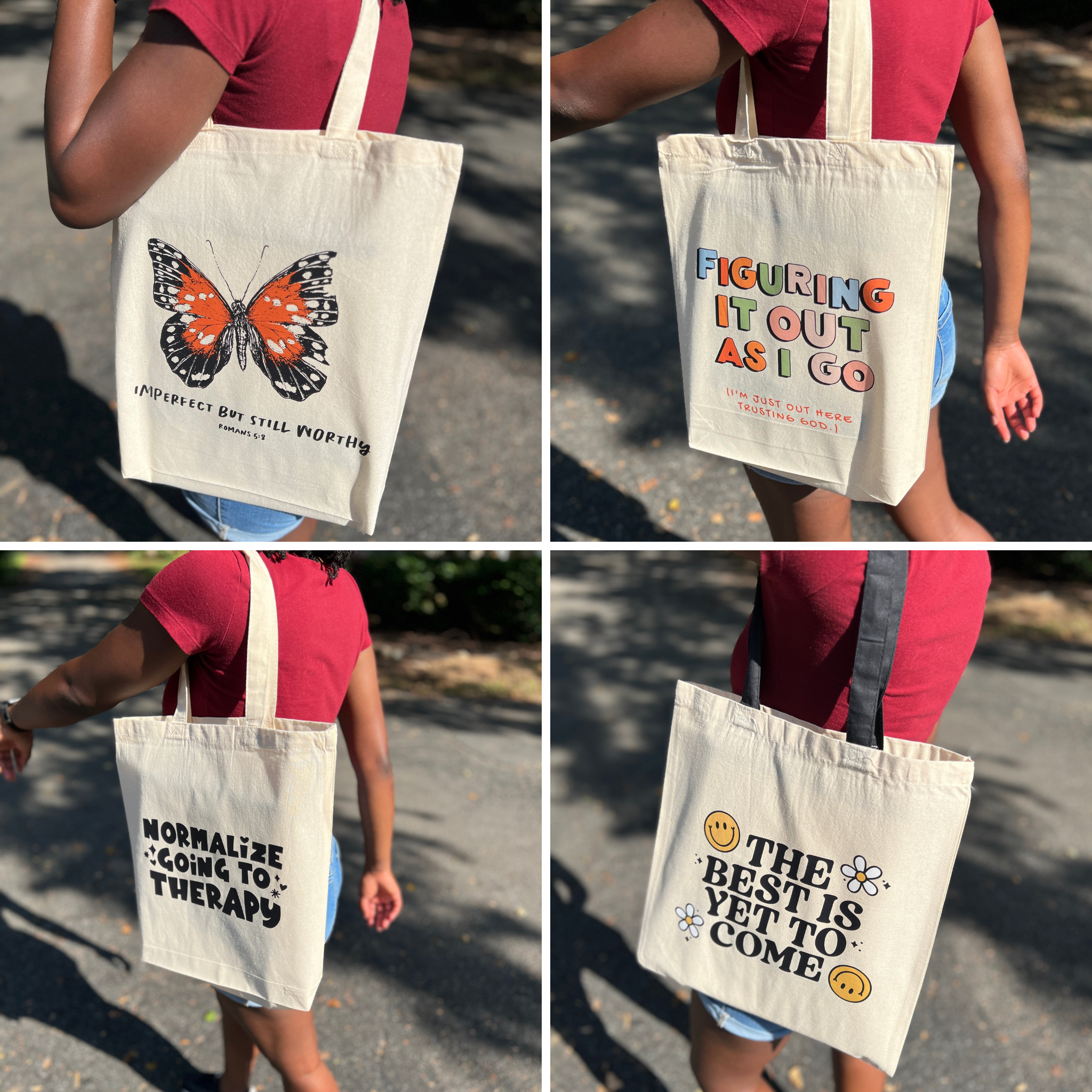 Collage of Tote Bag Images