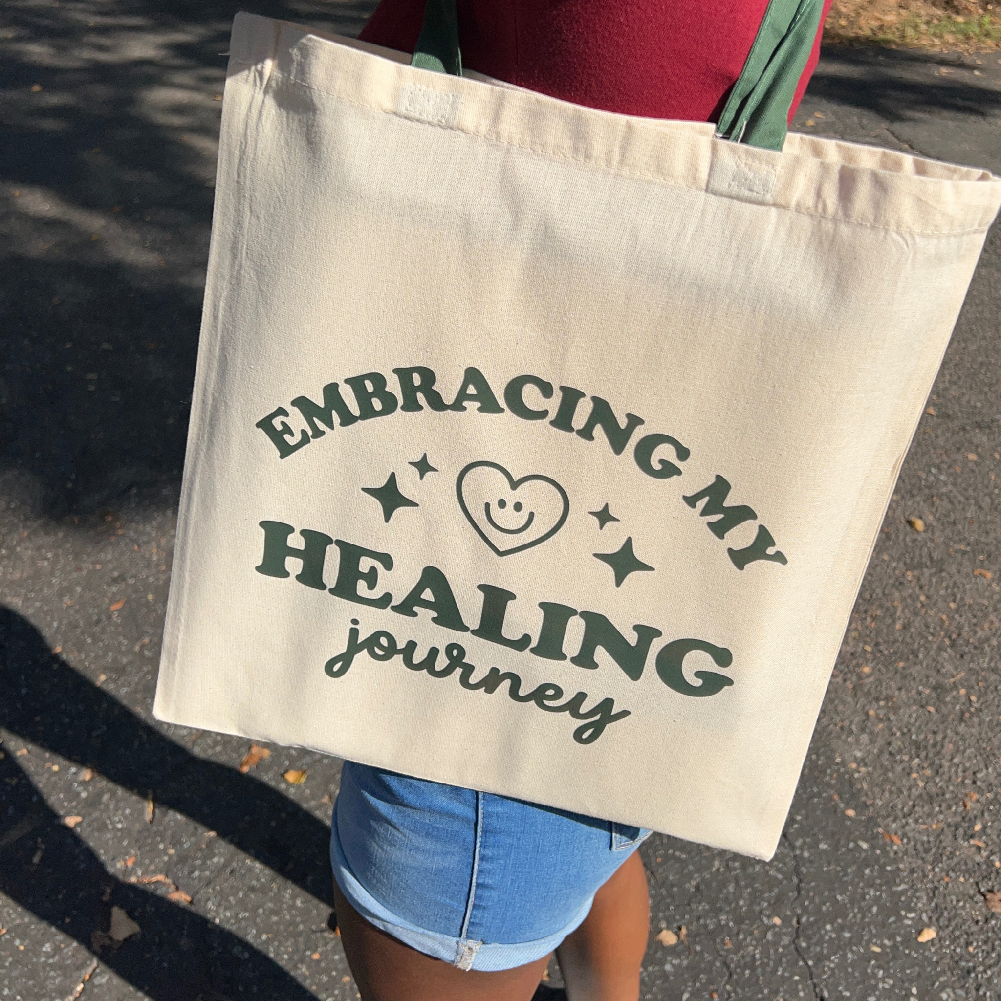 Embracing My Healing Journey Tote Bag