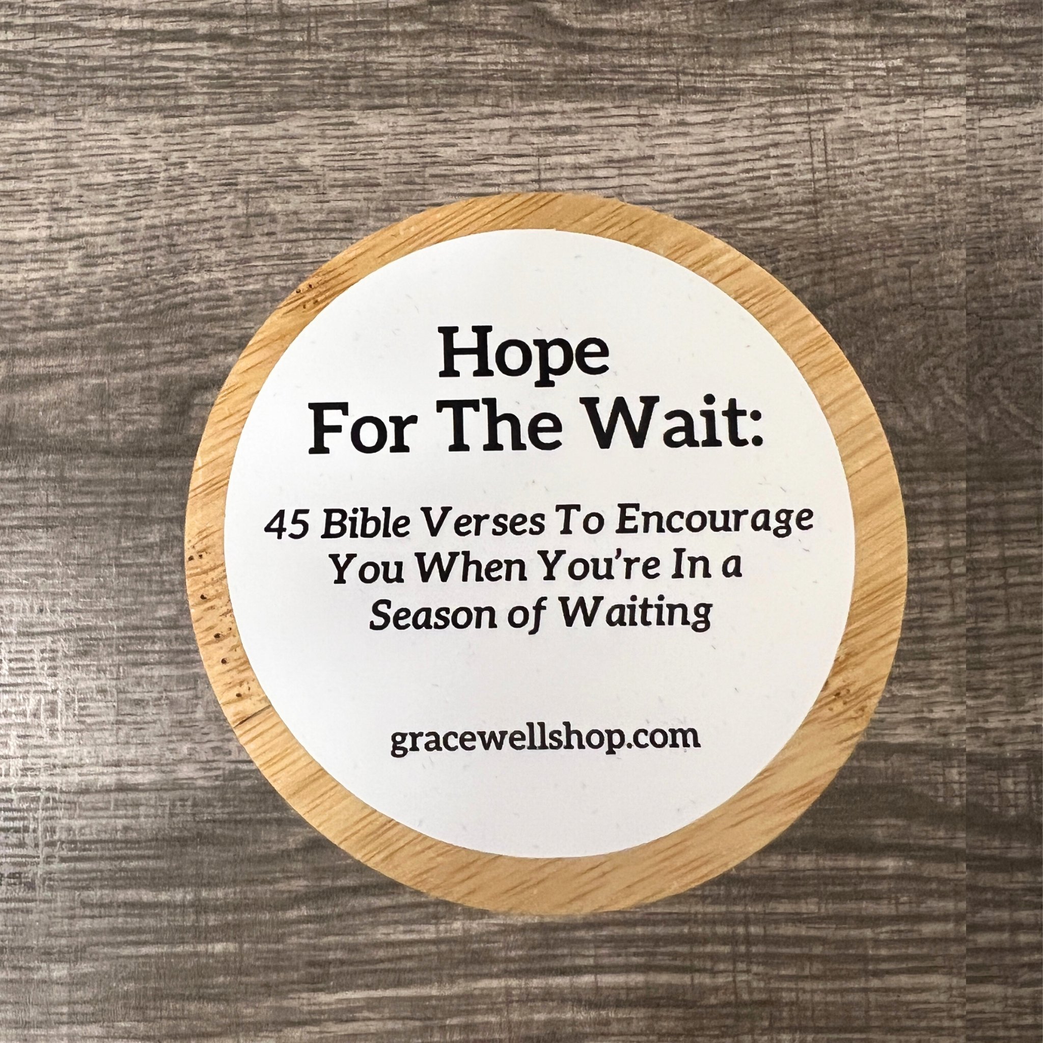 Hope For The Wait (Pray, Wait, Trust) Jar