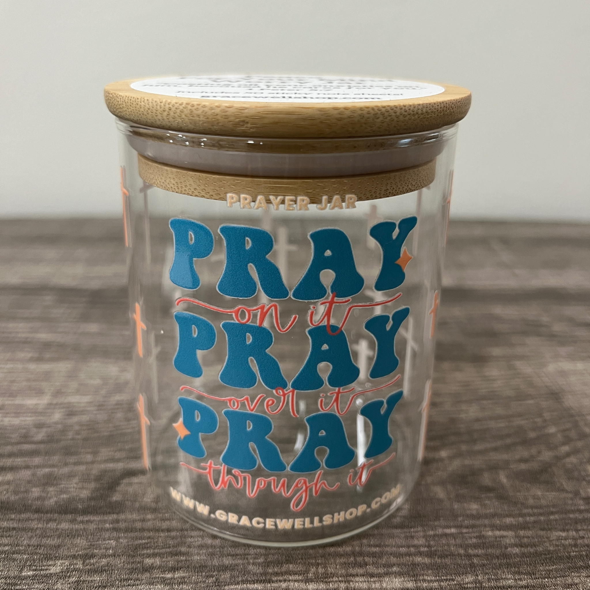 Pray On It, Pray Over It, Pray Through It Worry Jar
