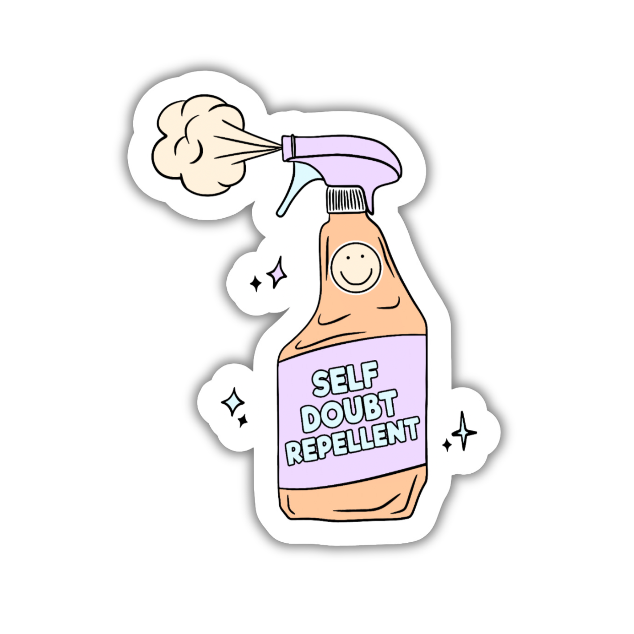 Self Doubt Repellent Sticker