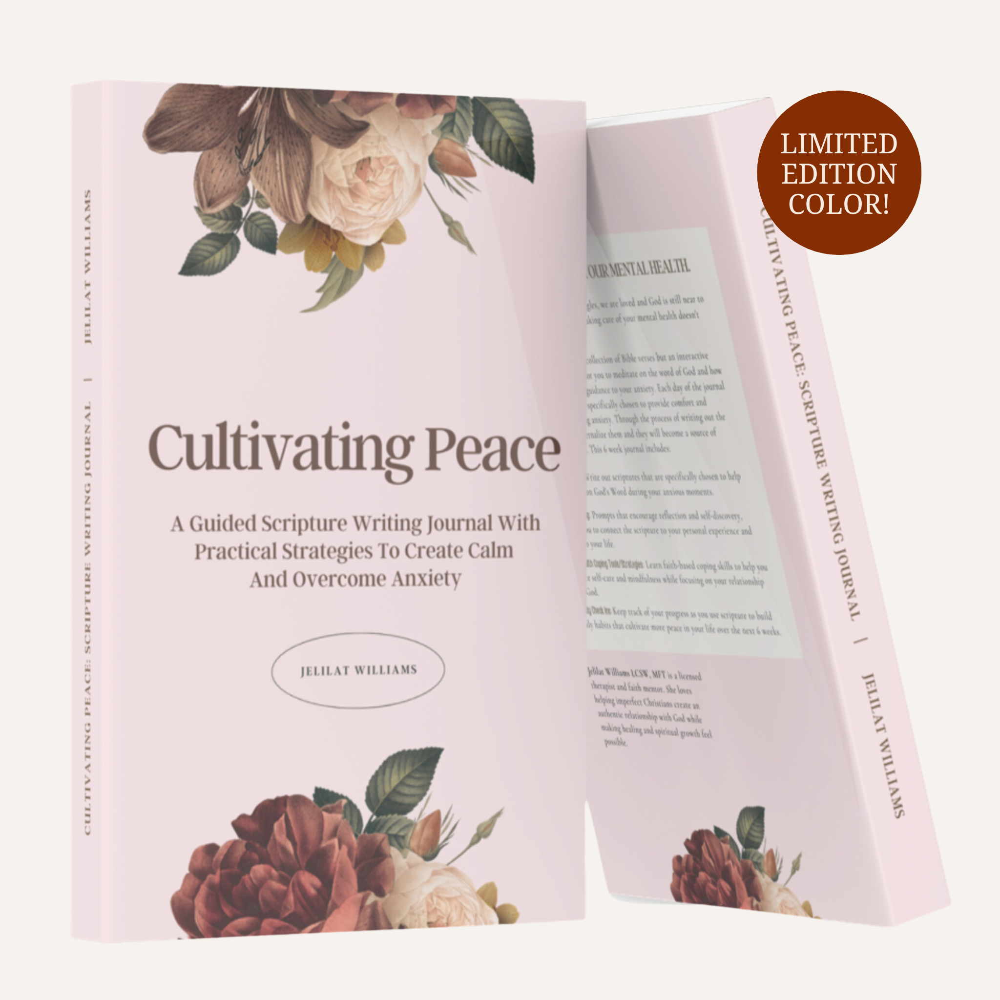 Cultivating Peace: A Guided Scripture Writing Journal With Practical Strategies To Create Calm And Manage Anxiety